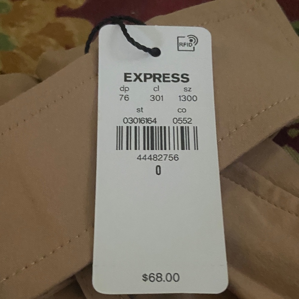 Express Beige Trousers. New with tag